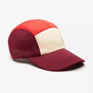Lacoste Red and White Women's Cap